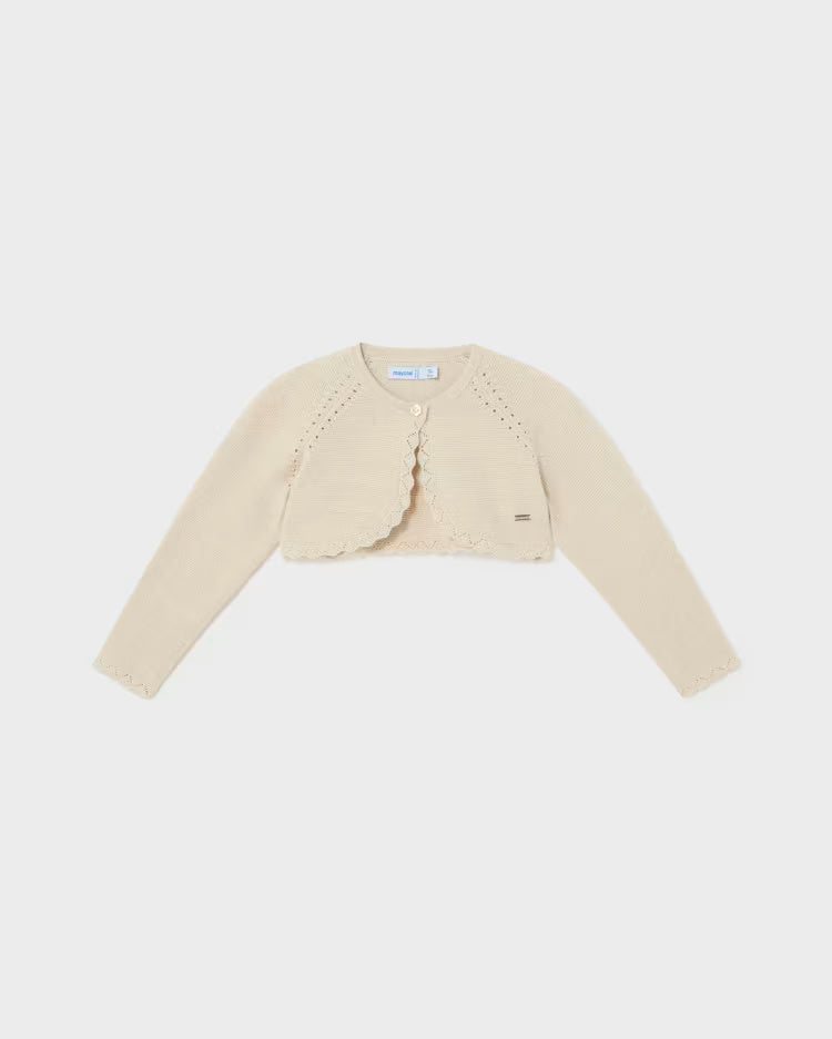 Cardigan LENZING™ ECOVERO™ viscosa neonata Mayoral Champagne Mayoral Champagne