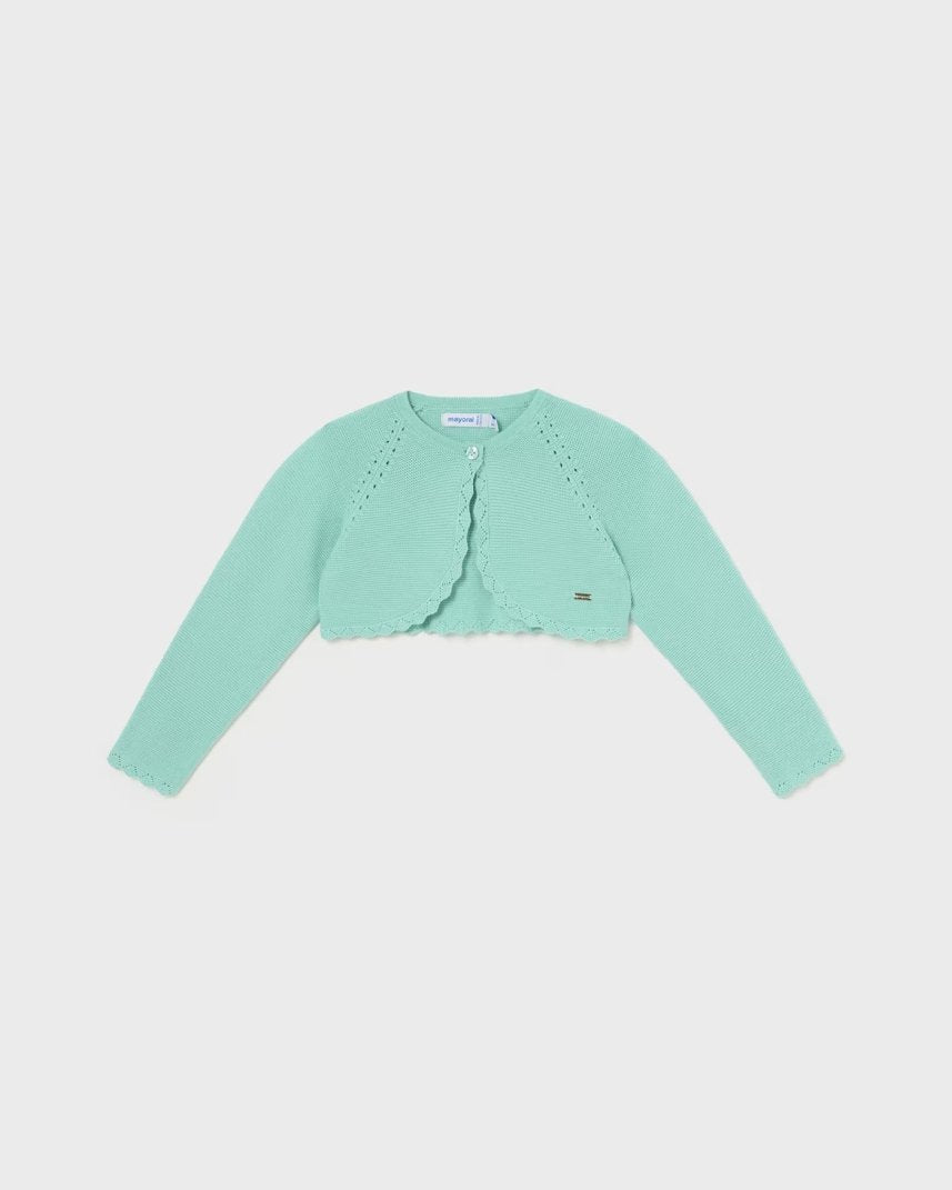 Cardigan LENZING™ ECOVERO™ viscosa neonata Mayoral acqua Mayoral Acqua