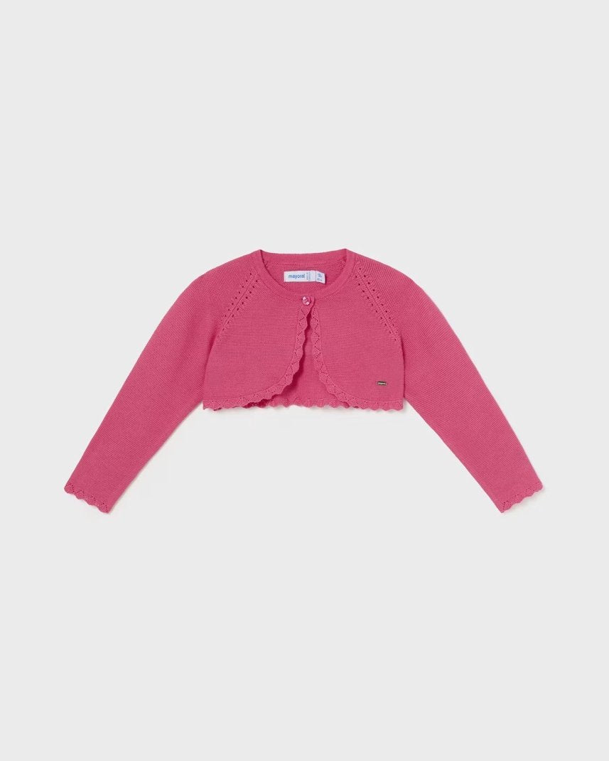 Cardigan LENZING™ ECOVERO™ viscosa neonata Mayoral magenta Mayoral Magenta