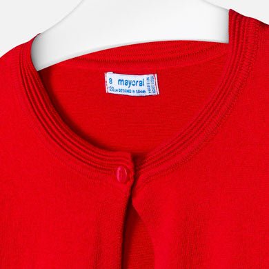 Cardigan rosso bambina Mayoral - ErreGiModaBimbo