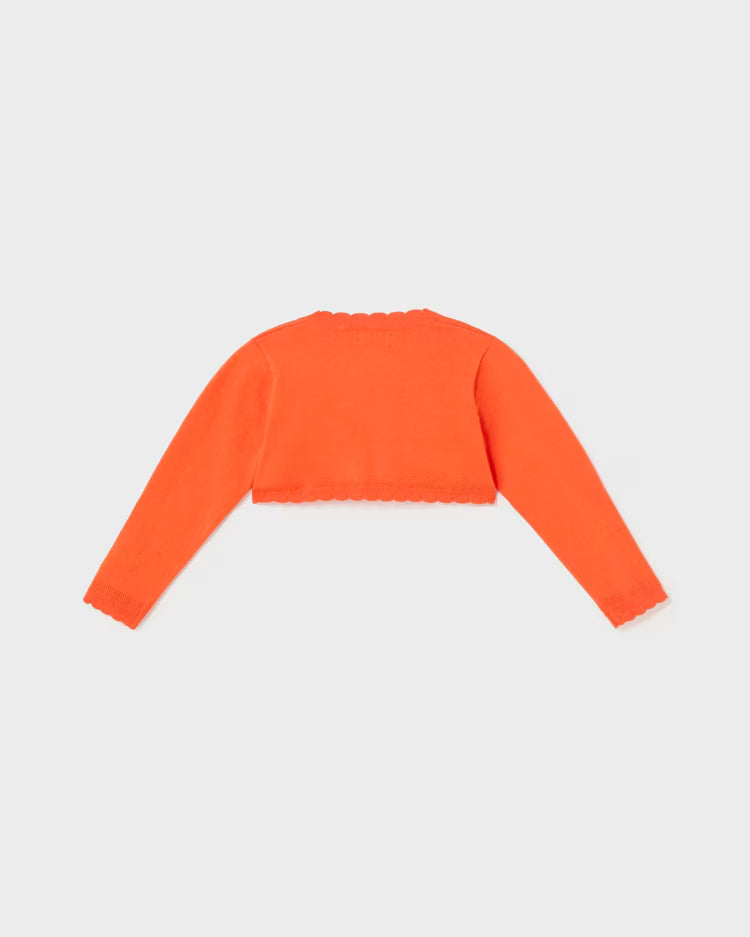 Cardigan tricot cotone neonata Mayoral mandarino Mayoral Mandarino