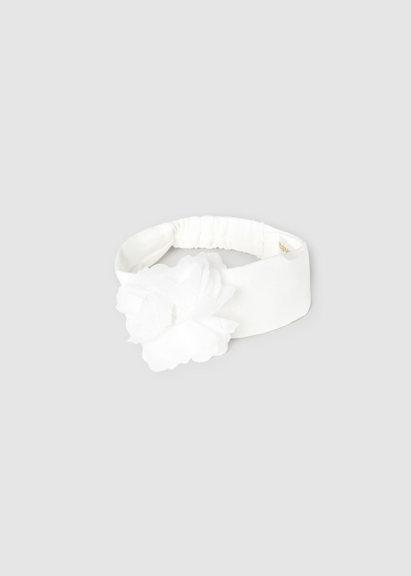 Fascetta fiore cerimonia neonata Mayotal Newborn 3-12 Mesi panna Mayoral Default Title