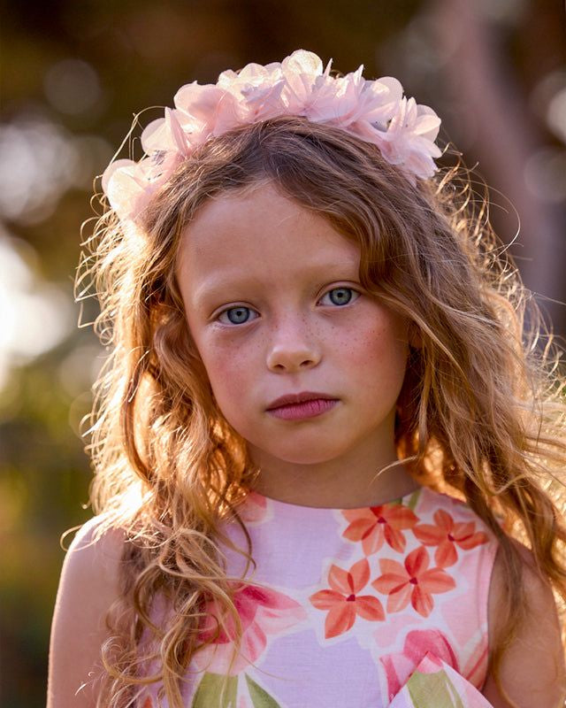 Cerchietto fiori bambina Mayoral rosa Mayoral