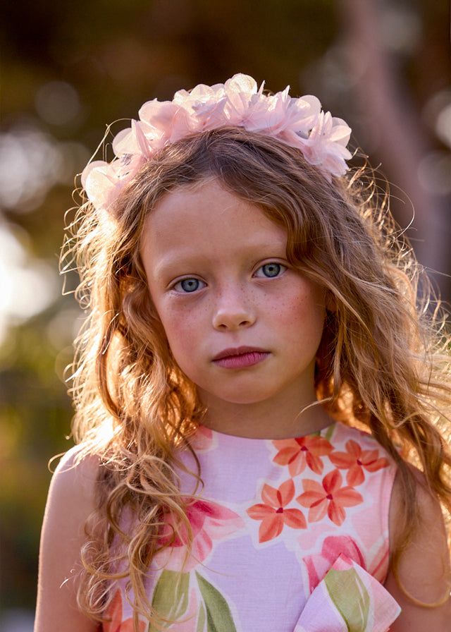 Cerchietto fiori bambina Mayoral rosa Mayoral