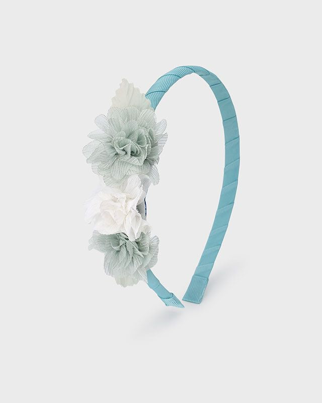 Cerchietto fiori bambina Mayoral verde menta Mayoral