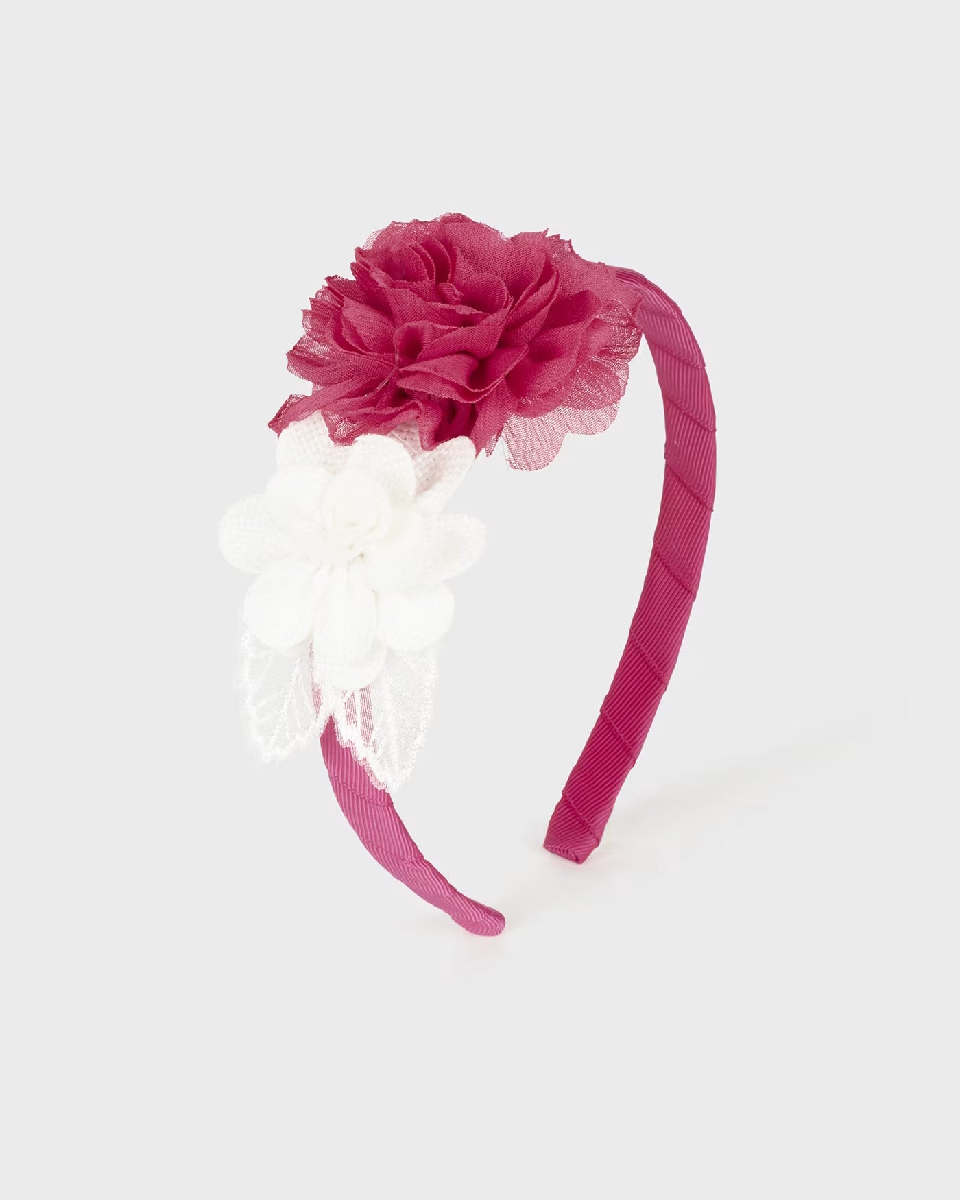 Cerchietto applicazione fiori neonata Mayoral magenta Mayoral Default Title