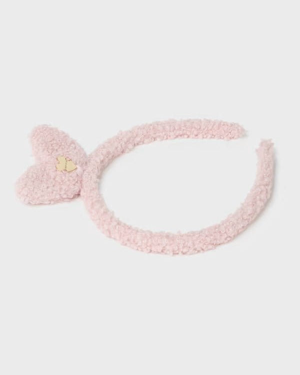 Cerchietto riccio teddy neonata Mayoral rosa - ErreGiModaBimbo