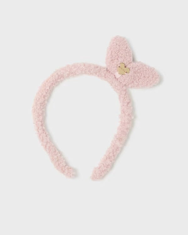 Cerchietto riccio teddy neonata Mayoral rosa - ErreGiModaBimbo