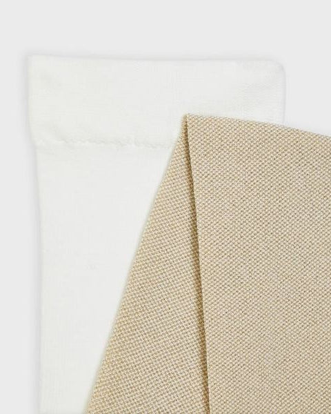 Collant bambina Mayoral Beige dorato e bianco - ErreGiModaBimbo