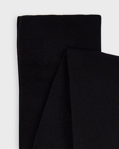 Collant bambina Mayoral tinta unita nero - ErreGiModaBimbo