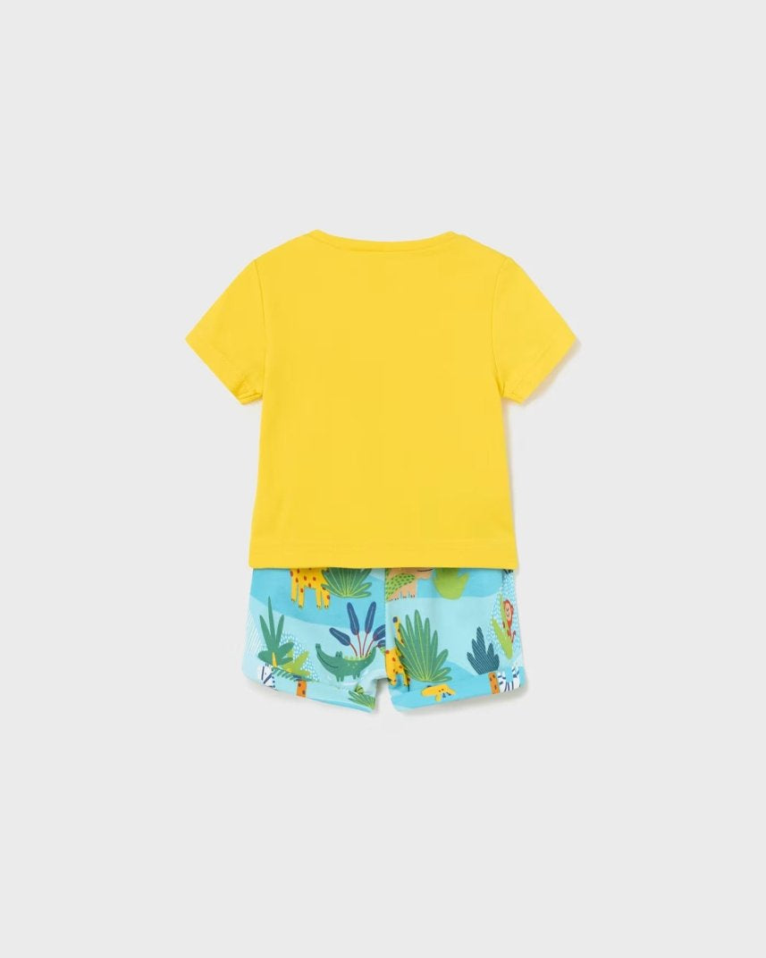 Completo 2 pezzi fresco cotone neonato Mayoral Newborn giallo Mayoral Giallo