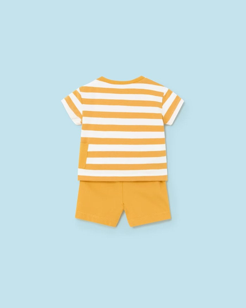 Completo 2 pezzi neonato Mayoral Newborn giallo tema pulcino Mayoral Giallo
