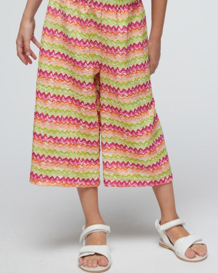 Completo 2 pezzi punto smock bambina Mayoral fantasia verde Mayoral Verde