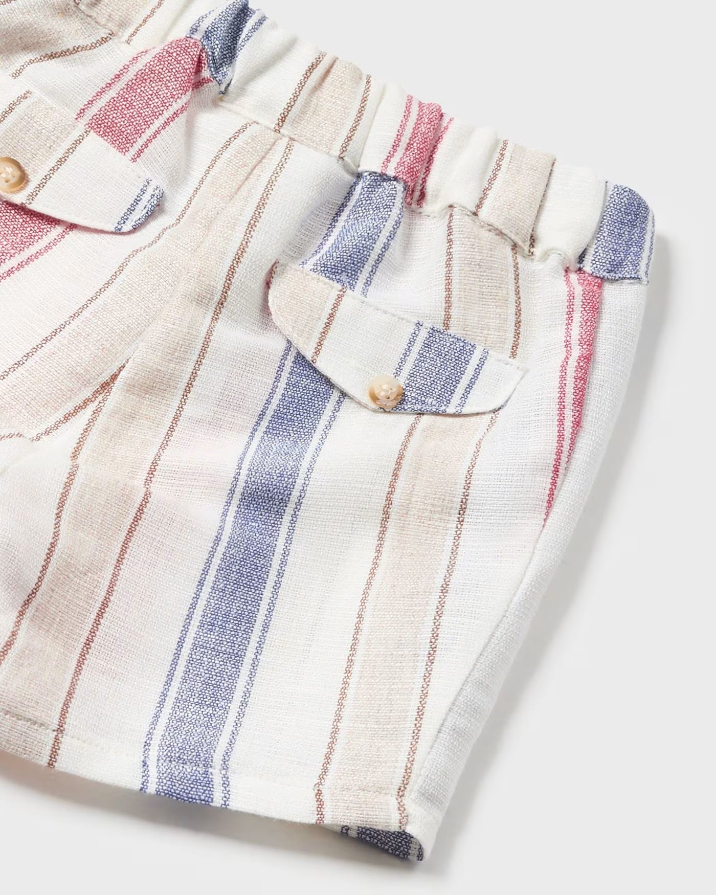 Completo 2 pezzi lino neonato Mayoral Newborn fantasia righe rosso Mayoral Rosso