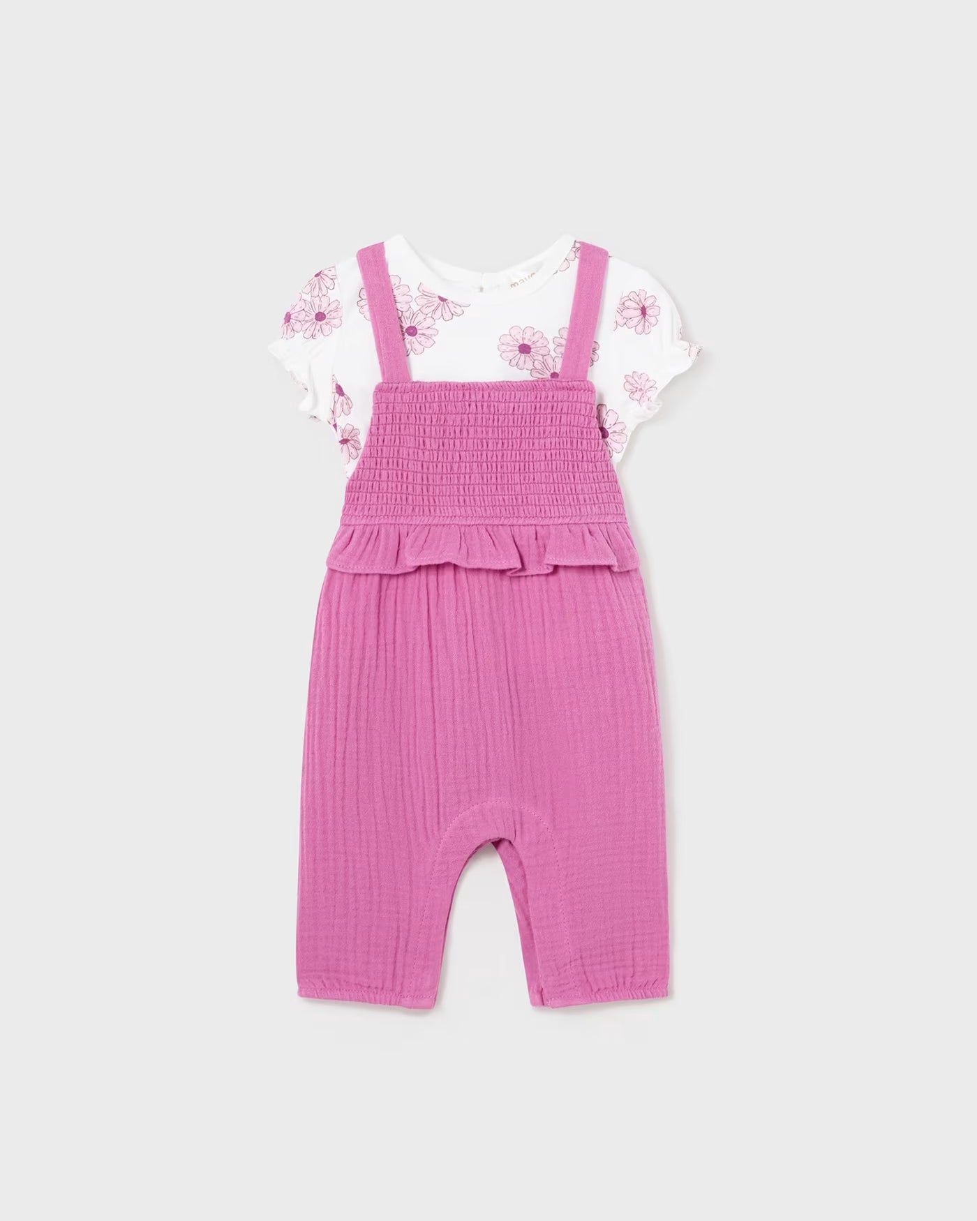 Completo 2 pezzi fresco cotone neonata Mayoral Newborn porpora Mayoral Porpora