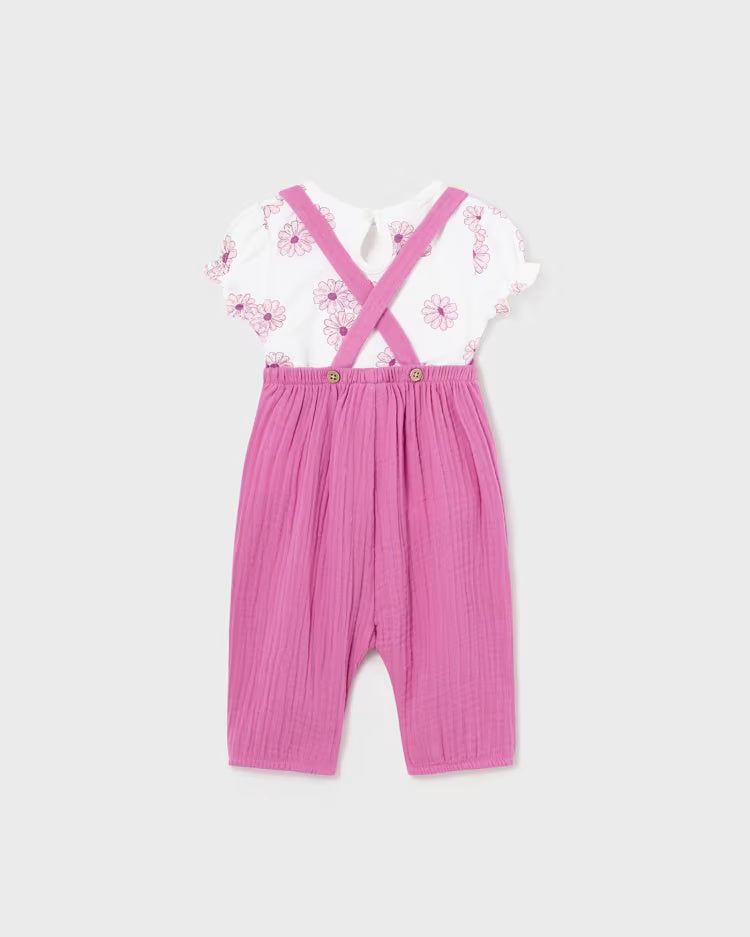 Completo 2 pezzi fresco cotone neonata Mayoral Newborn porpora Mayoral Porpora