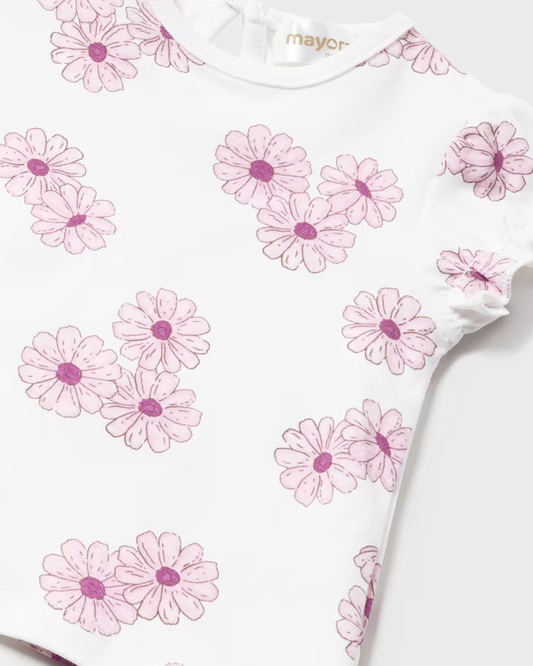 Completo 2 pezzi fresco cotone neonata Mayoral Newborn porpora Mayoral Porpora