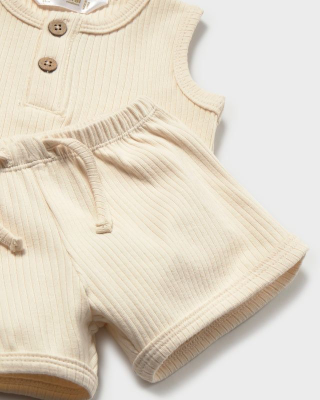 Completo 3 pezzi con cappello neonato Mayoral Newborn color cecio Mayoral 0-1 Mesi 55cm