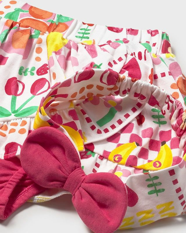 Completo neonata con fascia frutta ibisco Mayoral Mayoral 6 Mesi 68cm