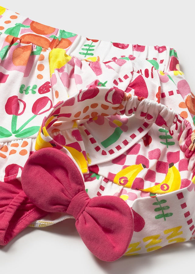 Completo neonata con fascia frutta ibisco Mayoral Mayoral 6 Mesi 68cm
