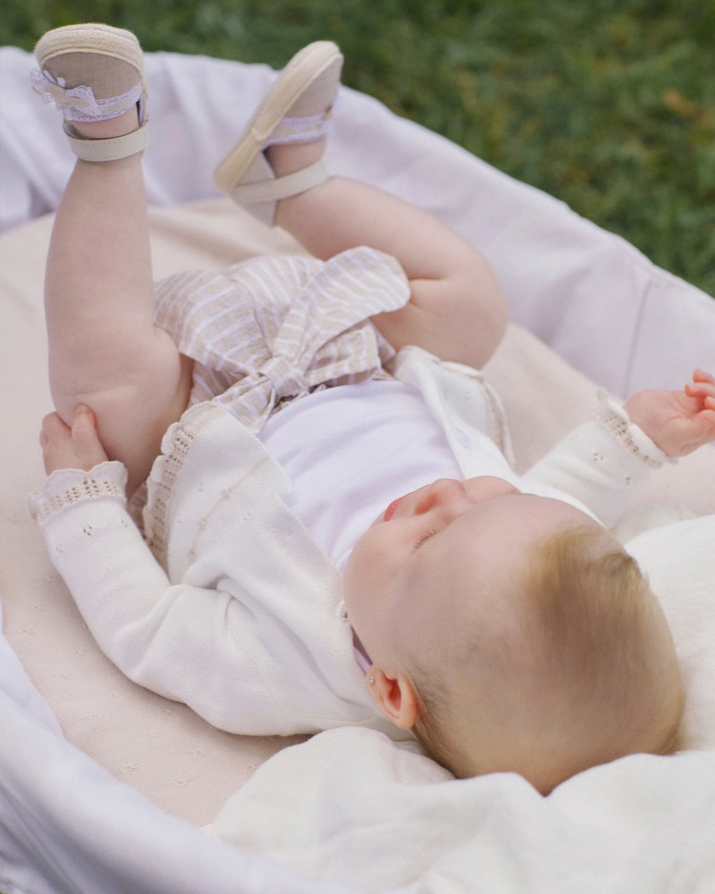 Completo 3 pezzi elegante neonata Mayoral Newborn beige Mayoral Beige
