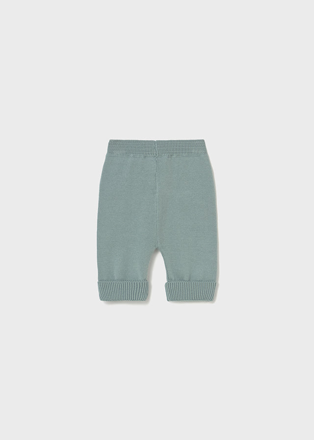 Completo 3 pezzi in filo di caldo cotone neonato Mayoral Newborn verde acqua Mayoral 0-1 Mesi 55cm