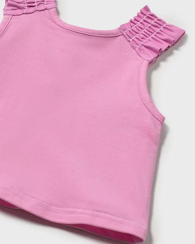 Completo 3 pezzi mare protezione solare neonata Mayoral Newborn rosa Uccellino Mayoral Rosa