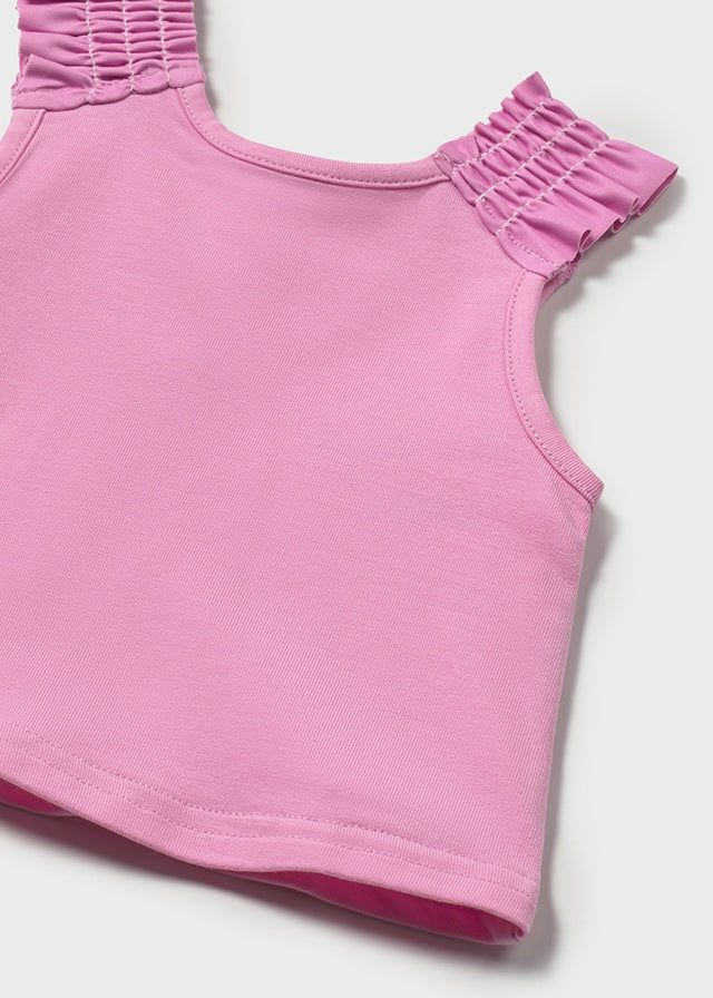 Completo 3 pezzi mare protezione solare neonata Mayoral Newborn rosa Uccellino Mayoral Rosa