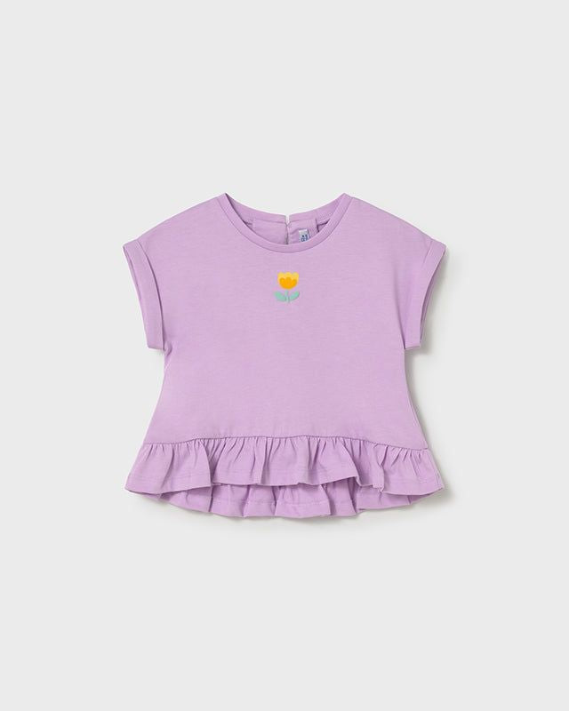 Completo neonata Mayoral 3 pezzi con magliette e short Mayoral 6 Mesi 68cm