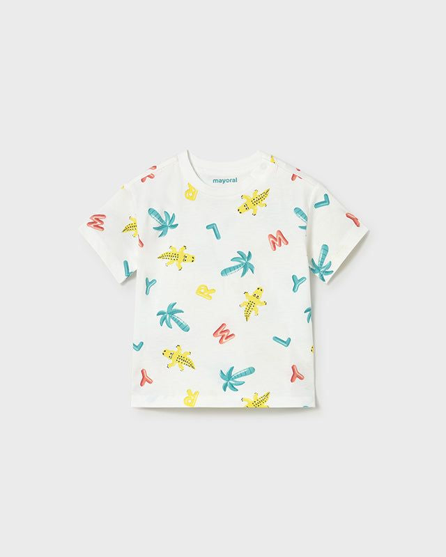 Completo 3 pezzi neonato Mayoral con coccodrilli e palme Mayoral 6 Mesi 68cm