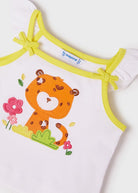Completo 3 pezzi neonata Mayoral giallo "Jungle" - ErreGiModaBimbo