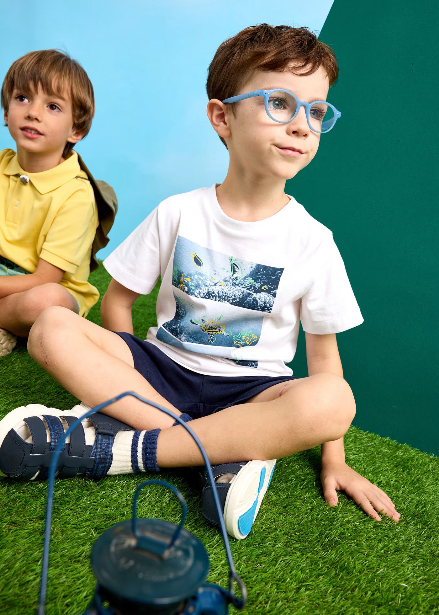 Completo 3 pezzi tartaruga bambino Mayoral Mayoral Bianco