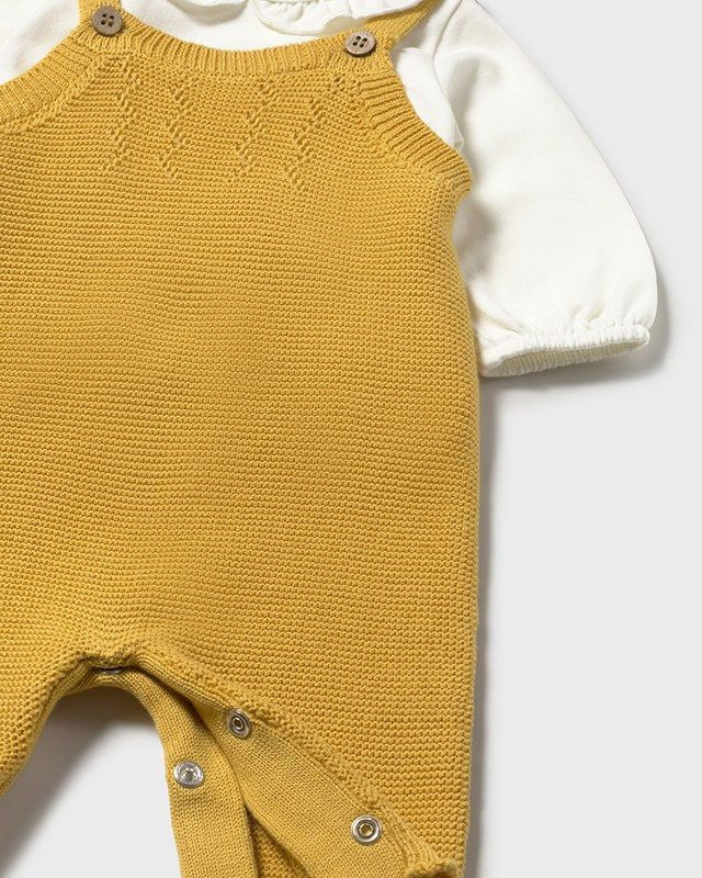 Completo 3 pezzo in filo neonata Mayoral Newborn fantasia giallo Mayoral 0-1 Mesi 55cm