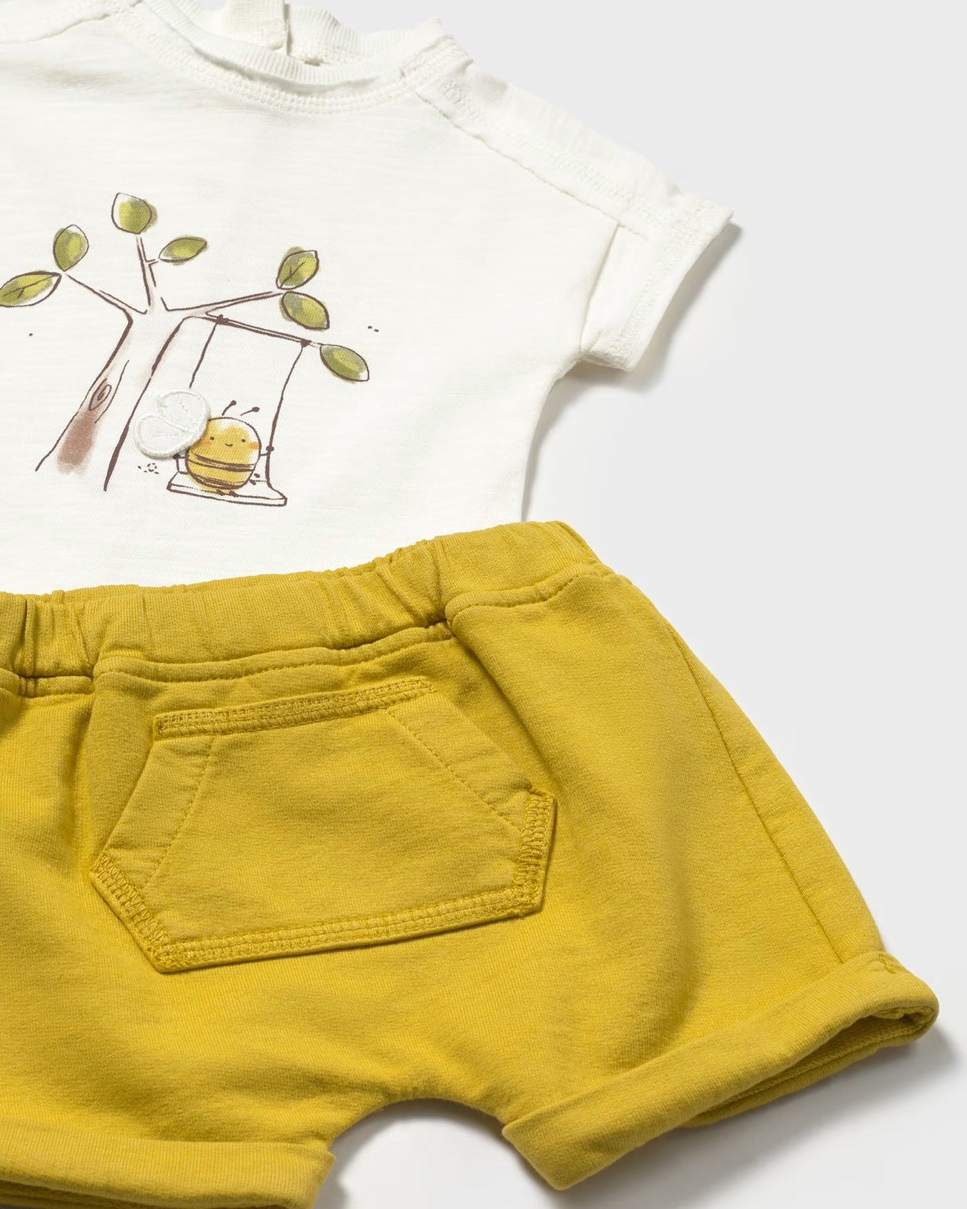 Completo estivo neonato Mayoral Newborn Ape verde o bianco Mayoral Verde