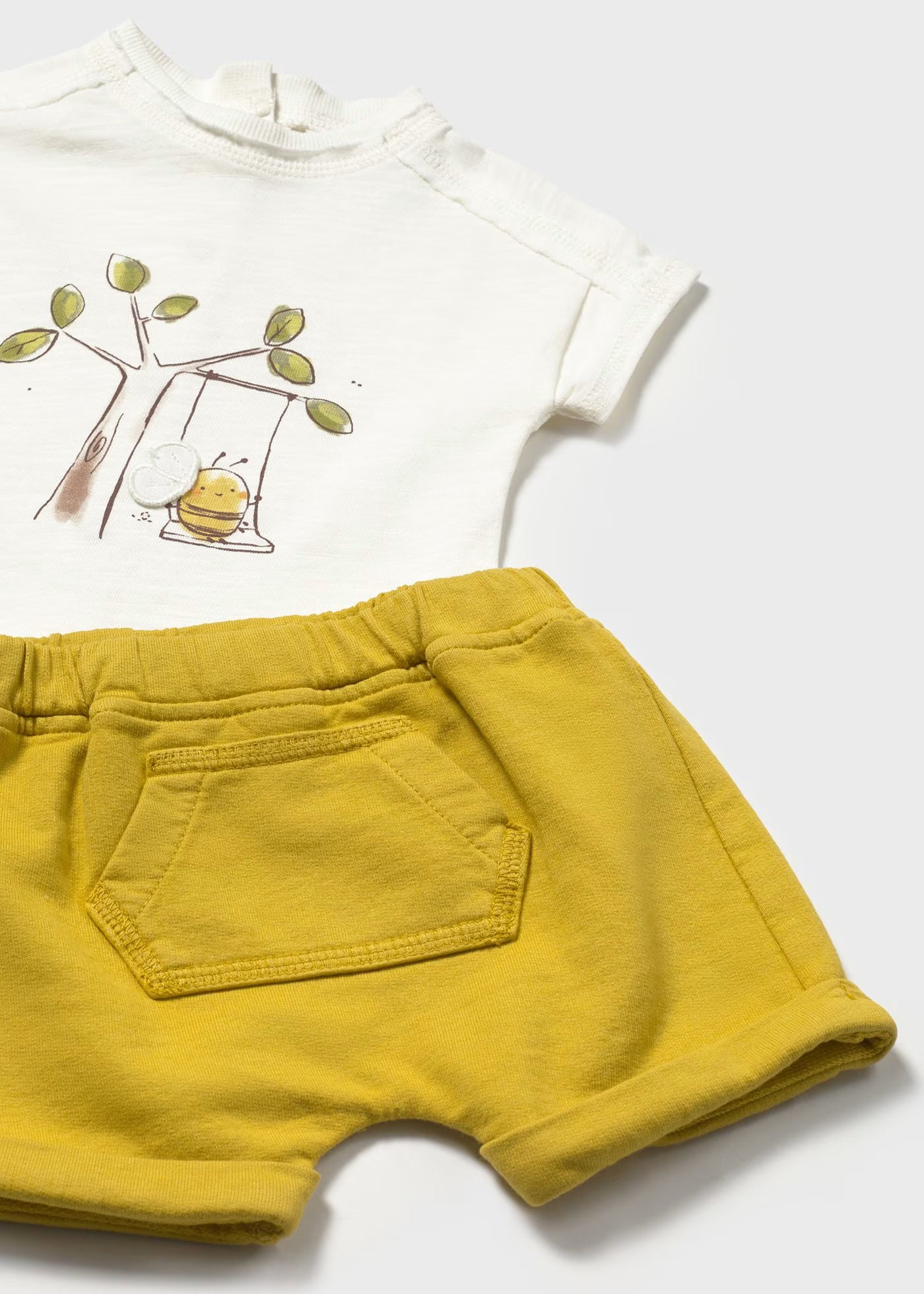 Completo estivo neonato Mayoral Newborn Ape verde o bianco Mayoral Verde