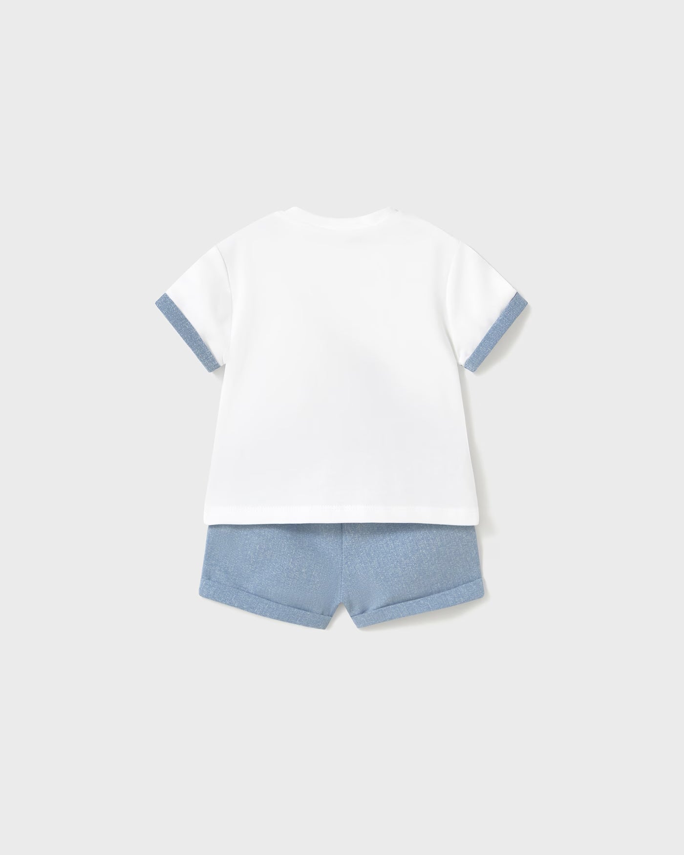 Completo estivo neonato Mayoral Newborn blu riviera Mayoral Leoni