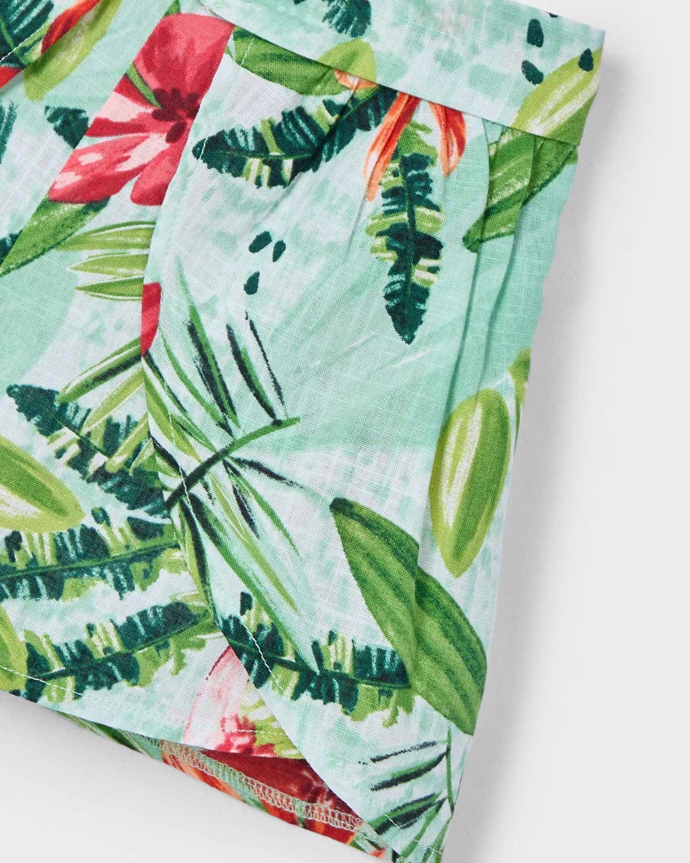 Completo blusa e pantagonna fresco cotone bambina Mayoral floreale Mayoral Verde