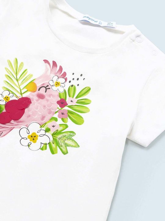 Completo estivo neonata Mayoral Pappagallo rosa verde lime Mayoral 6 Mesi 68cm