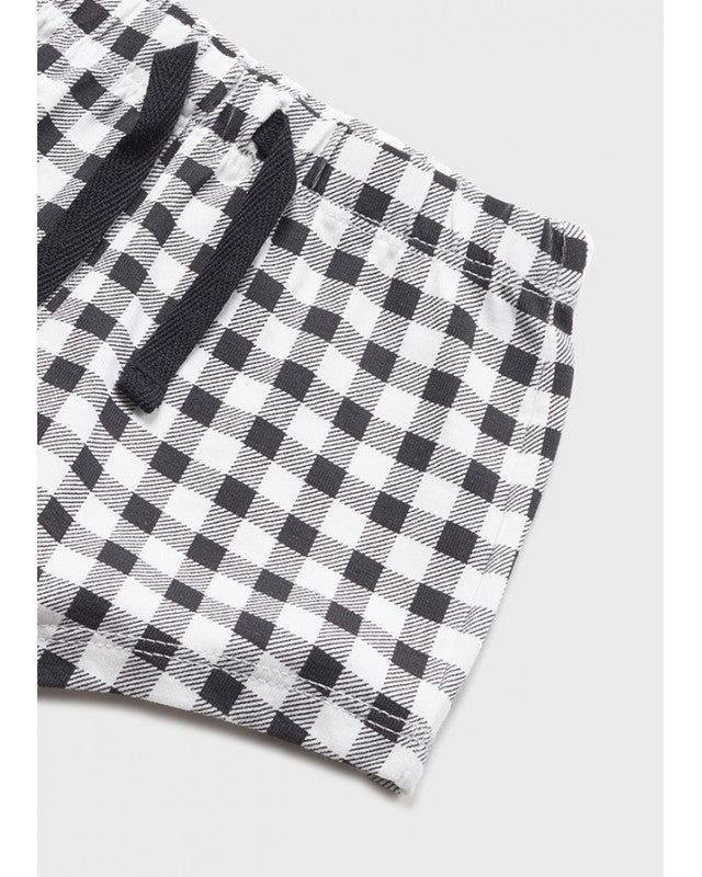 Completo estivo neonato Mayoral Newborn Stella a quadri verde o bianco Mayoral 0-1 Mesi 55cm