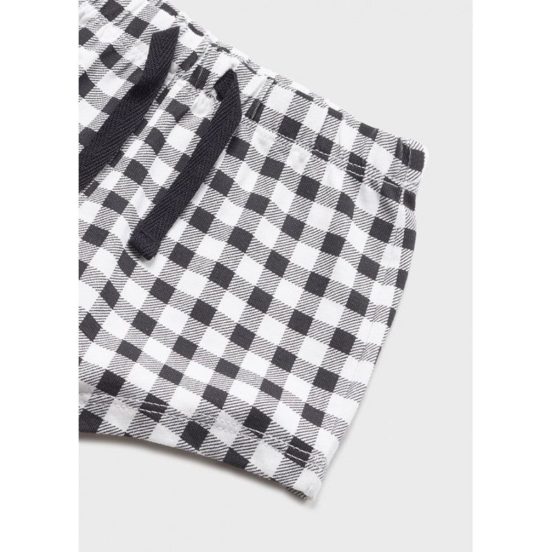 Completo estivo neonato Mayoral Newborn Stella a quadri verde o bianco Mayoral 0-1 Mesi 55cm