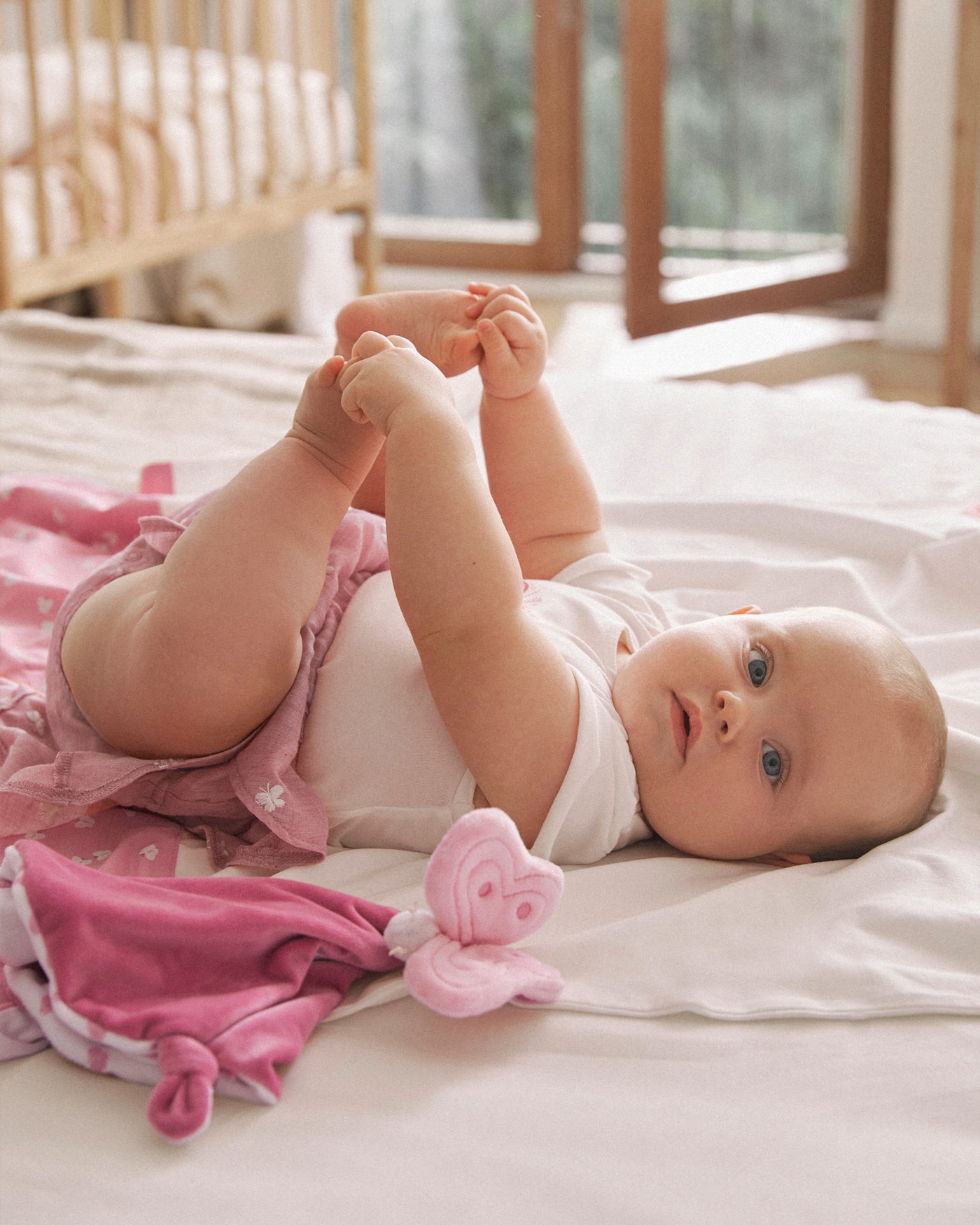 Completo gonna e maglietta neonata Mayoral Newborn hibiscus Mayoral Rosa