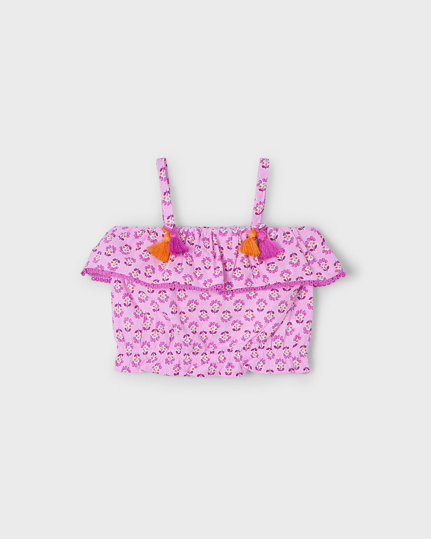 Completo gonna e top bambina Mayoral orchidea fantasia floreale Mayoral Orchidea