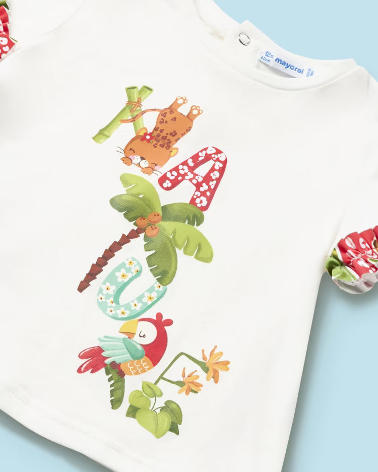 Completo mare 2 pezzi neonata Mayoral granatina Mayoral Granatina