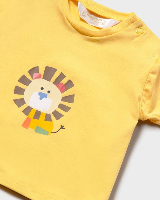 Completo mare 3 pezzi costume da bagno protezione solare neonato Mayoral Newborn safari giallo Mayoral 0-1 Mesi 55cm