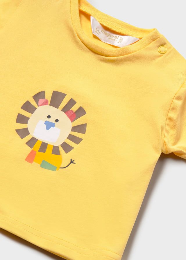 Completo mare 3 pezzi costume da bagno protezione solare neonato Mayoral Newborn safari giallo Mayoral 0-1 Mesi 55cm