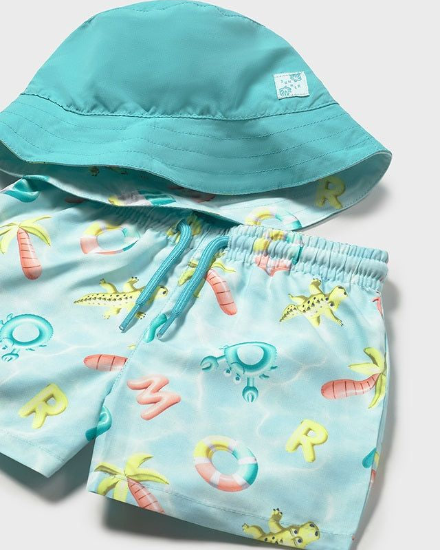 Completo mare neonato Mayoral con stampa coccodrilli Mayoral 6 Mesi 68cm