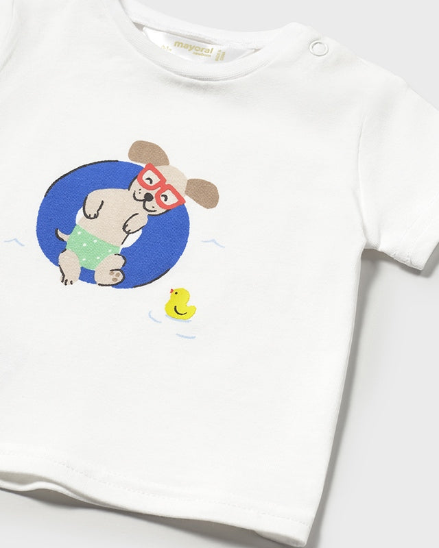 Completo mare protezione UPF 40 neonato Mayoral Newborn Cani Mayoral Giallo