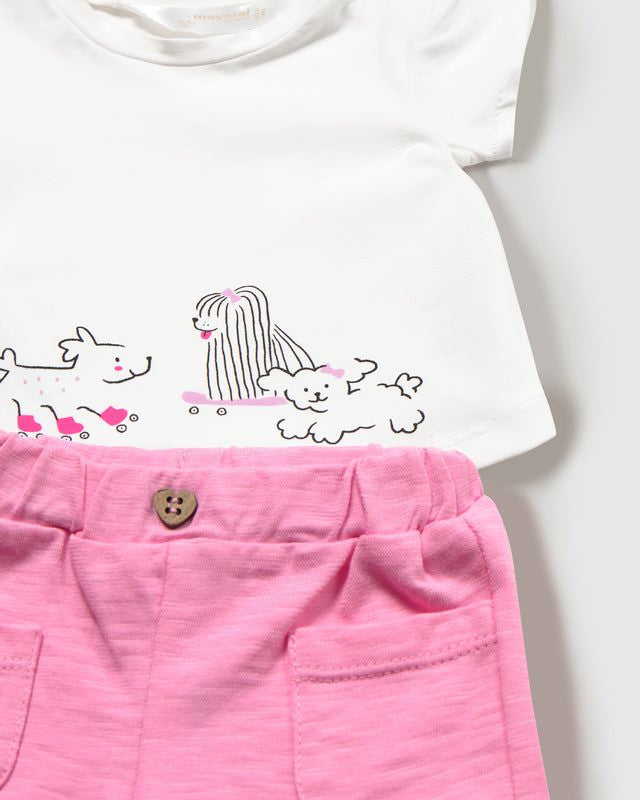 Completo neonata Mayoral con fantasia cani Lilla Mayoral 0-1 Mesi 55cm