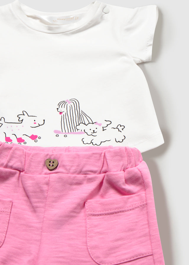 Completo neonata Mayoral con fantasia cani Lilla Mayoral 0-1 Mesi 55cm