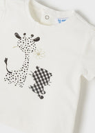 Completo neonata Mayoral quadri bianco e nero - ErreGiModaBimbo